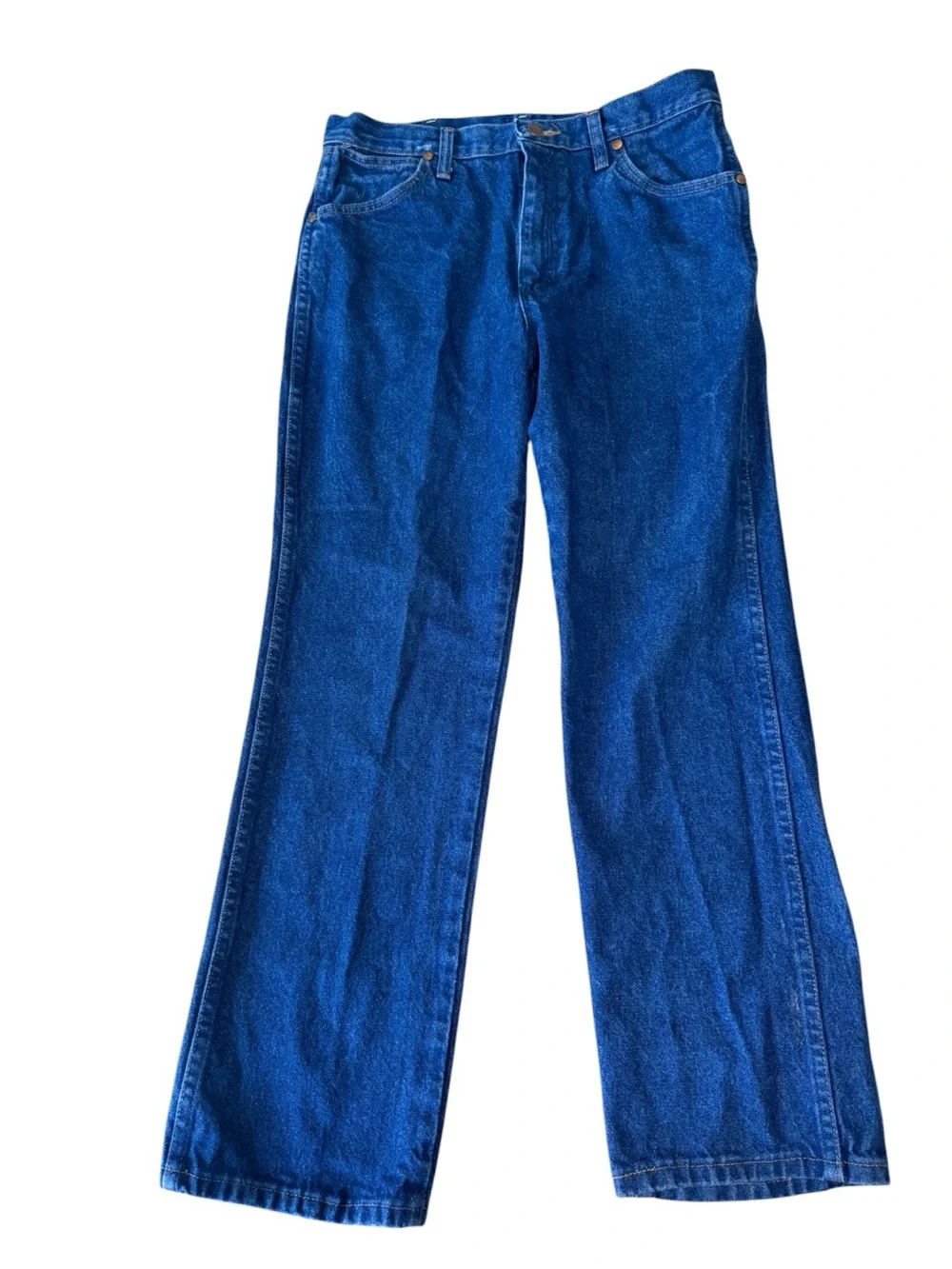 Wrangler Jeans Mens 32x29 Blue 936PWD Slim Straight Cowboy Cut Denim 2 Pairs